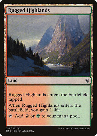 Rugged Highlands [Commander 2016] | Good Games North