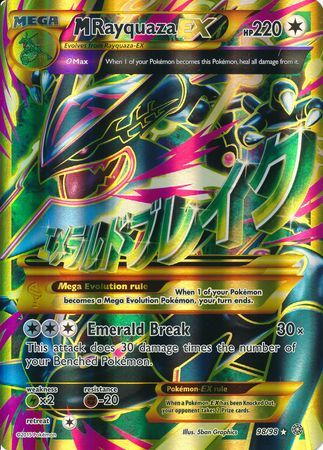 M Rayquaza EX (98/98) (Jumbo Card) [XY: Ancient Origins] | Good Games North