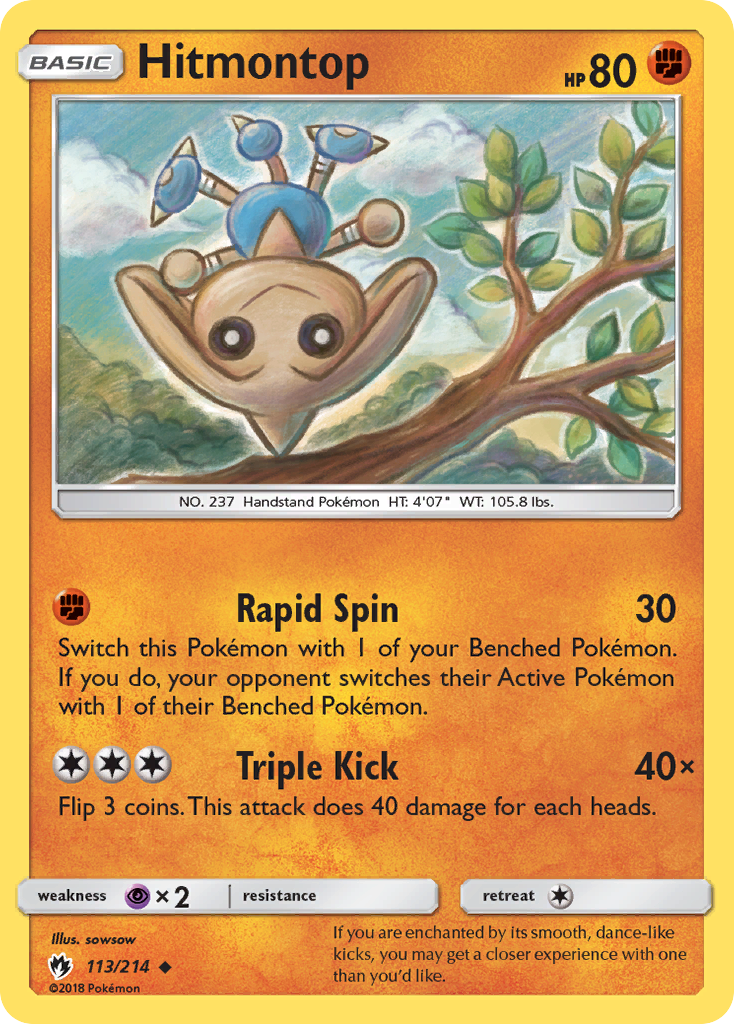 Hitmontop (113/214) [Sun & Moon: Lost Thunder] | Good Games North