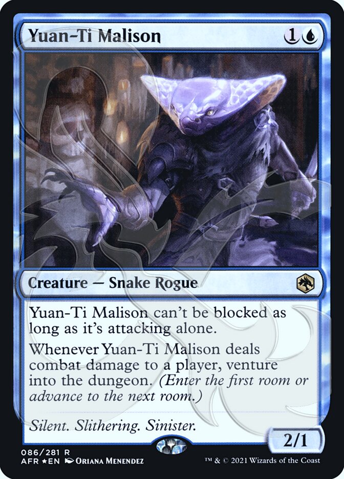 Yuan-Ti Malison (Ampersand Promo) [Dungeons & Dragons: Adventures in the Forgotten Realms Promos] | Good Games North