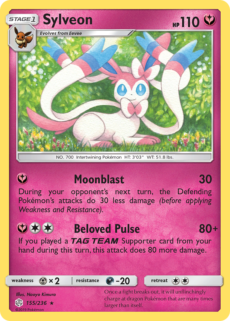 Sylveon (155/236) [Sun & Moon: Cosmic Eclipse] | Good Games North