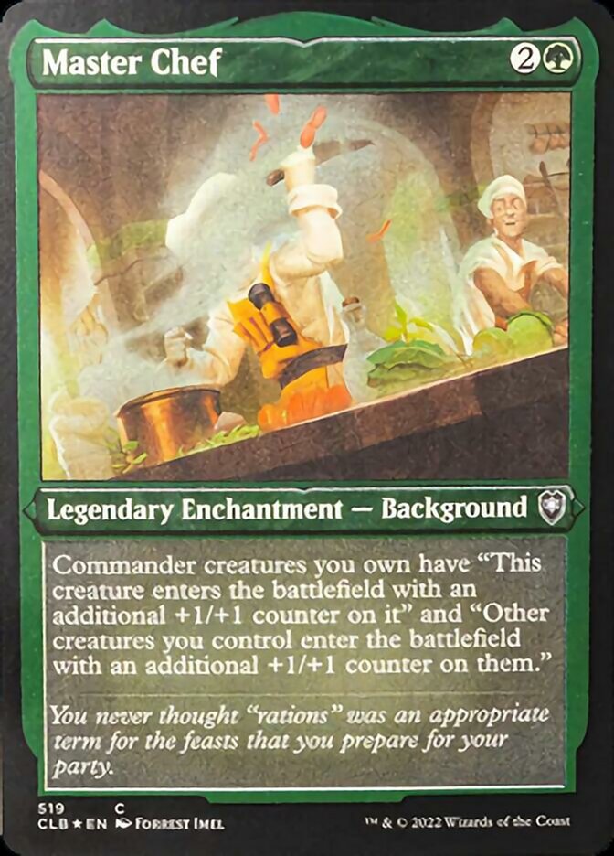 Master Chef (Foil Etched) [Commander Legends: Battle for Baldur's Gate] | Good Games North