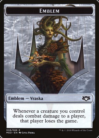 Emblem - Vraska, Golgari Queen [Mythic Edition Tokens] | Good Games North