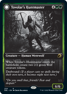 Tovolar's Huntmaster // Tovolar's Packleader [Innistrad: Double Feature] | Good Games North