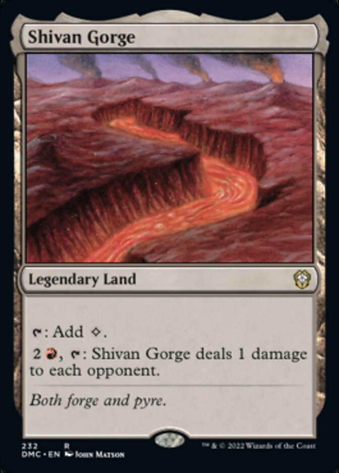 Shivan Gorge [Dominaria United Commander] | Good Games North