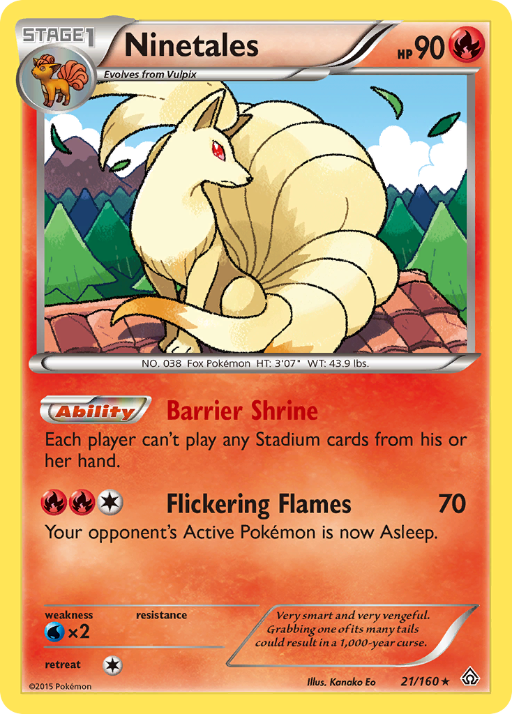 Ninetales (21/160) [XY: Primal Clash] | Good Games North