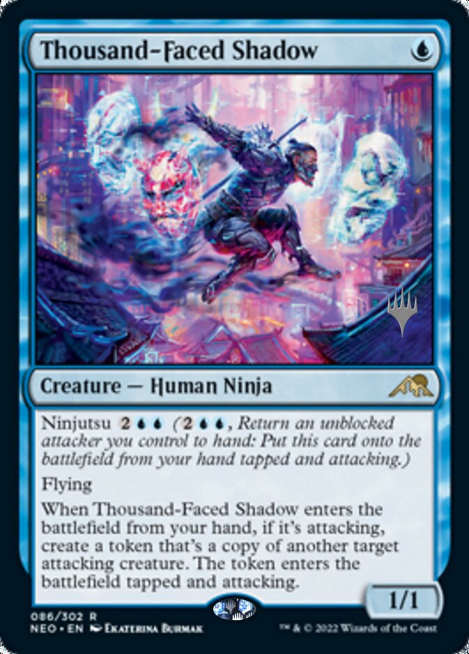 Thousand-Faced Shadow (Promo Pack) [Kamigawa: Neon Dynasty Promos] | Good Games North