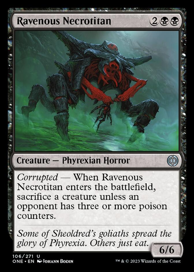 Ravenous Necrotitan [Phyrexia: All Will Be One] | Good Games North