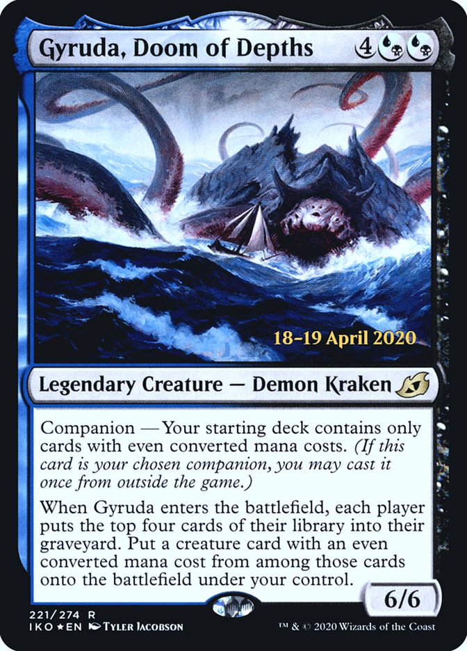Gyruda, Doom of Depths  [Ikoria: Lair of Behemoths Prerelease Promos] | Good Games North