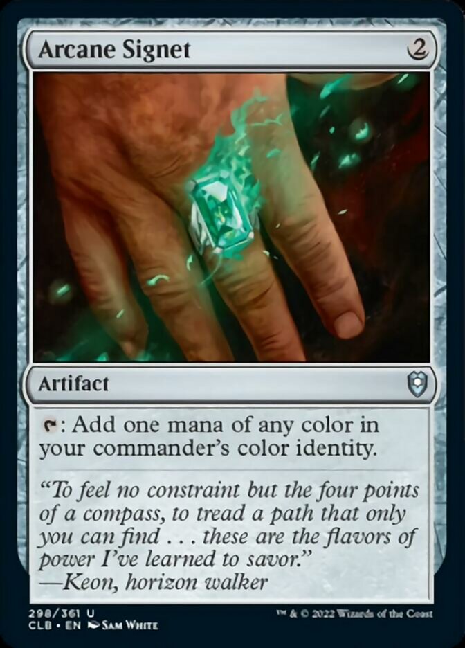 Arcane Signet [Commander Legends: Battle for Baldur's Gate] | Good Games North