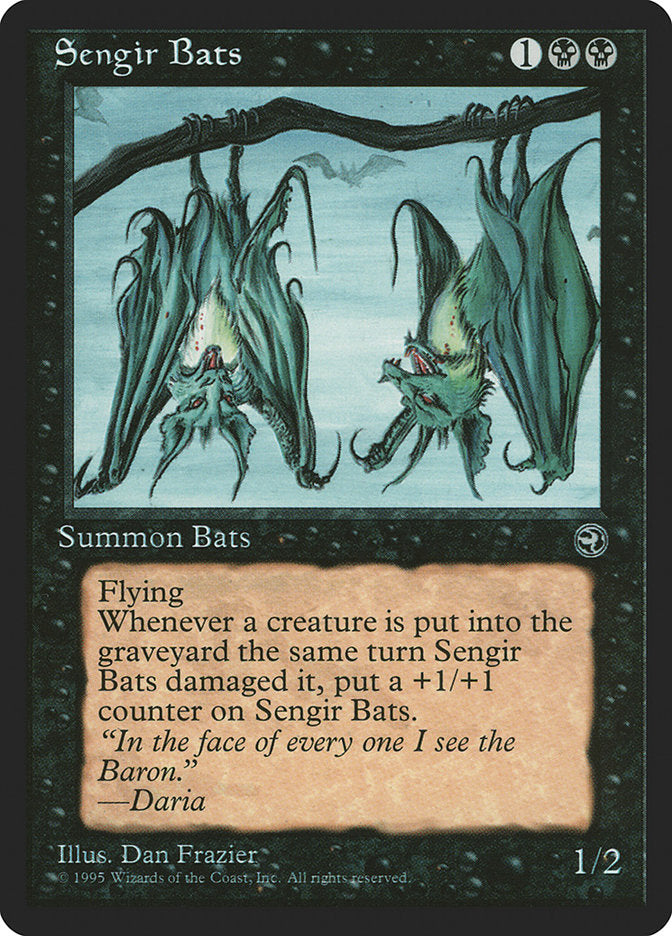 Sengir Bats (Daria Flavor Text) [Homelands] | Good Games North