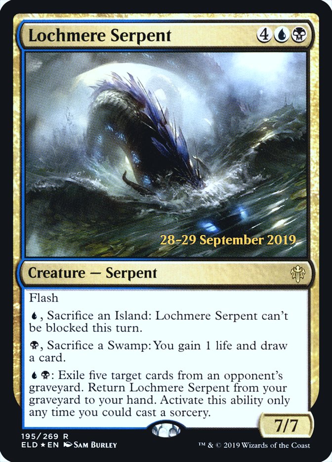 Lochmere Serpent  [Throne of Eldraine Prerelease Promos] | Good Games North