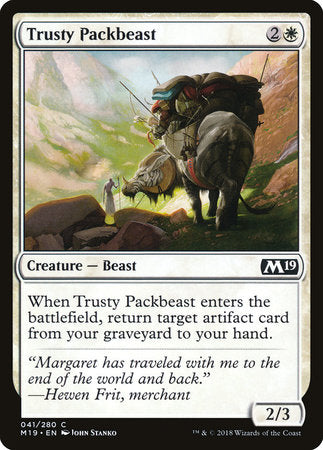 Trusty Packbeast [Core Set 2019] | Good Games North
