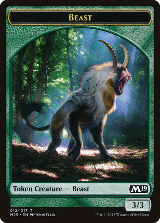 Beast Token [Core Set 2019 Tokens] | Good Games North