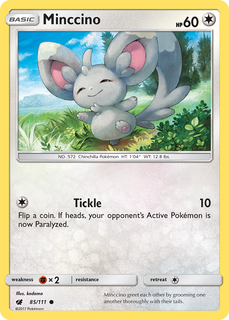 Minccino (85/111) [Sun & Moon: Crimson Invasion] | Good Games North