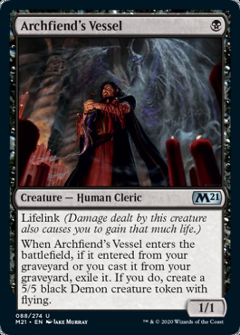Archfiend's Vessel [Core Set 2021] | Good Games North