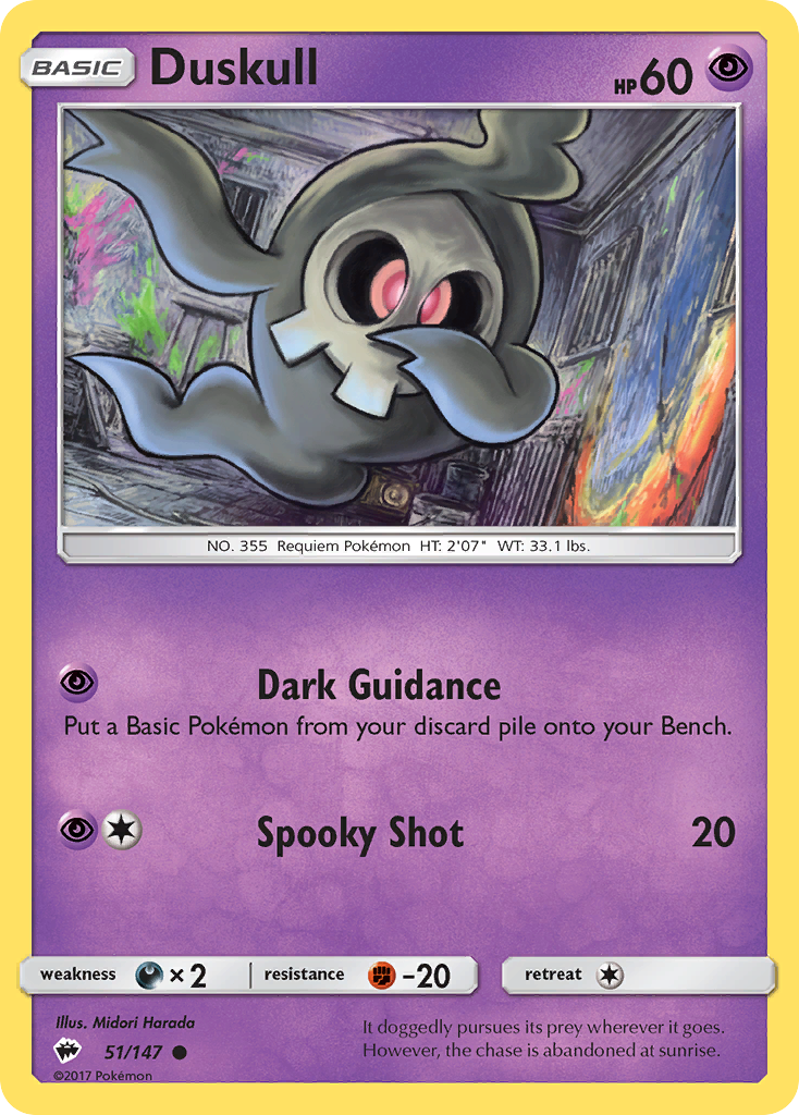 Duskull (51/147) [Sun & Moon: Burning Shadows] | Good Games North
