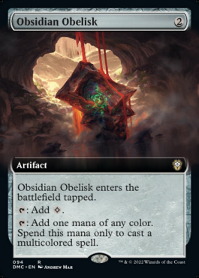 Obsidian Obelisk (Extended Art) [Dominaria United Commander] | Good Games North