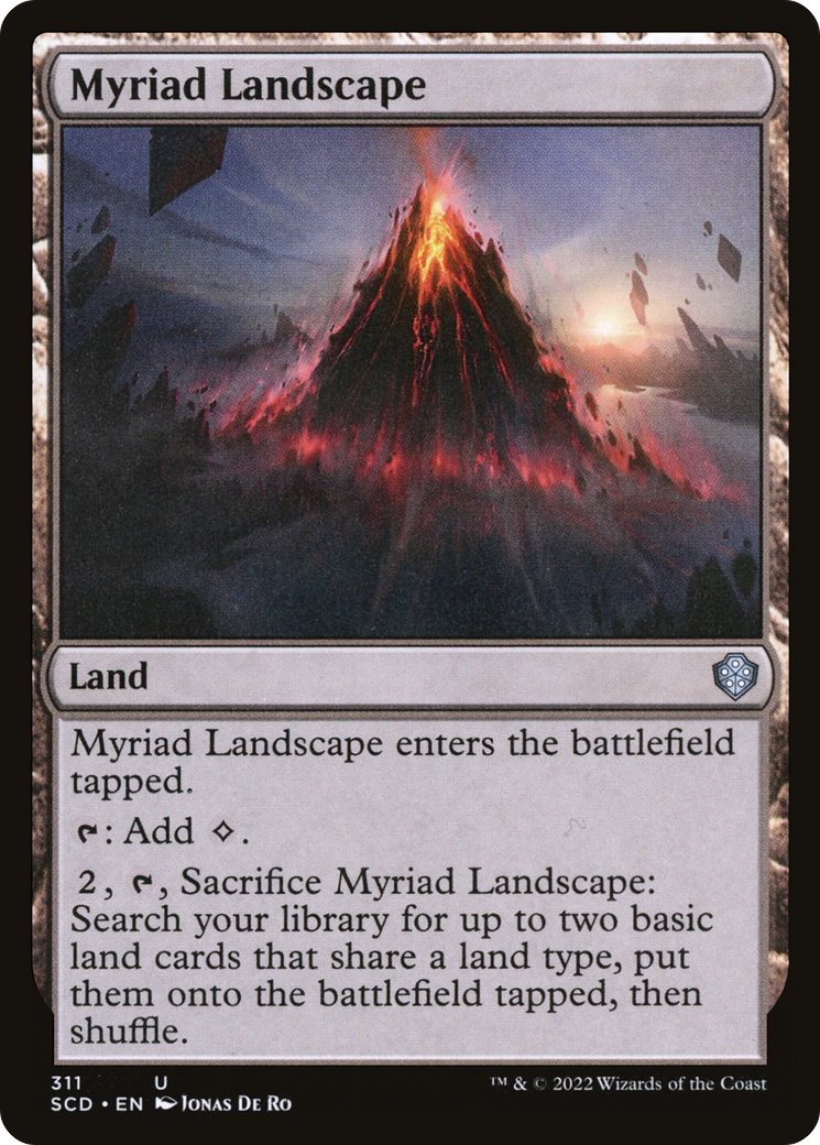 Myriad Landscape [Starter Commander Decks] | Good Games North