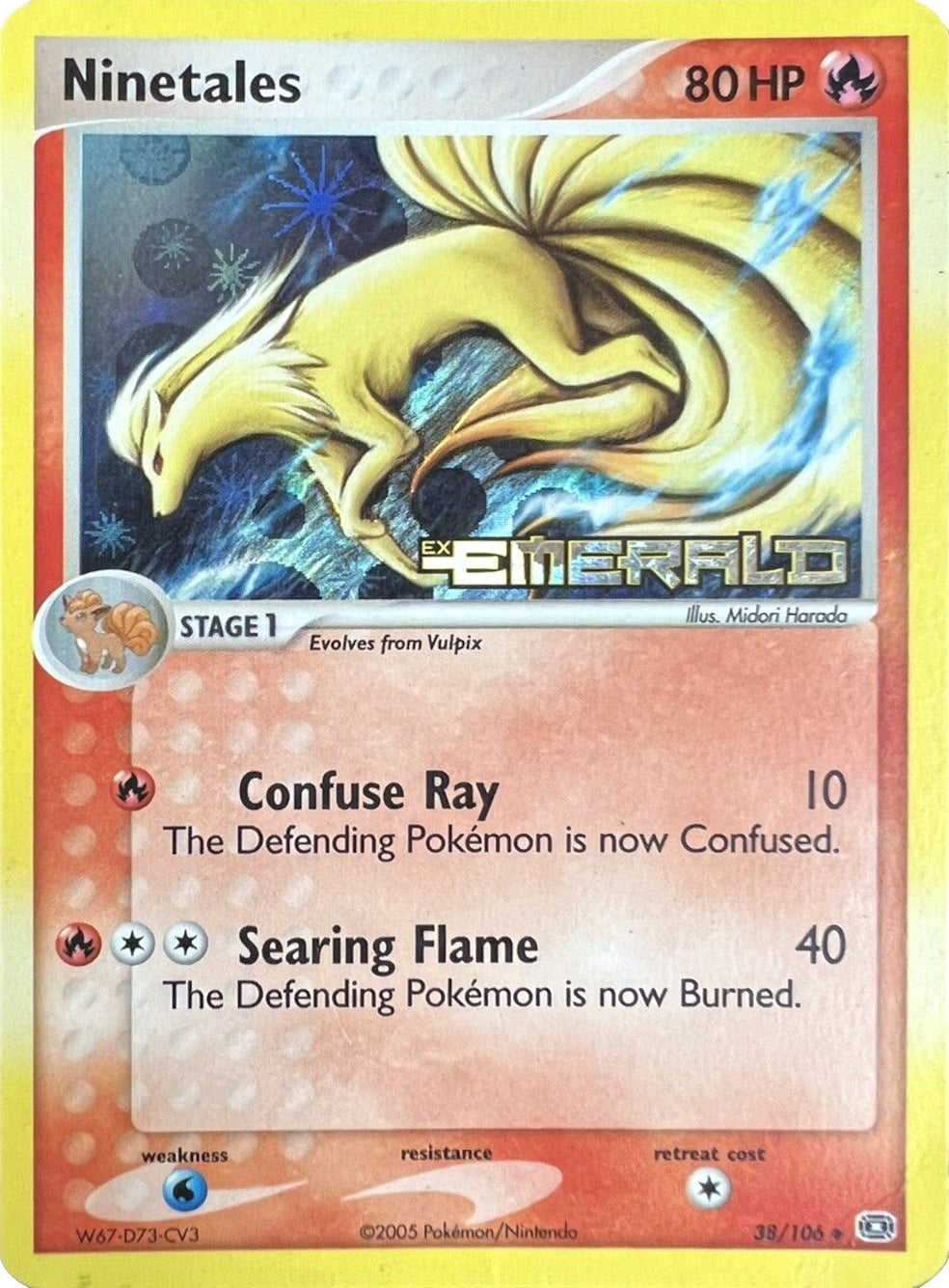 Ninetales (38/106) (Stamped) [EX: Emerald] | Good Games North