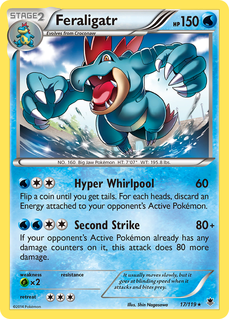 Feraligatr (17/119) [XY: Phantom Forces] | Good Games North