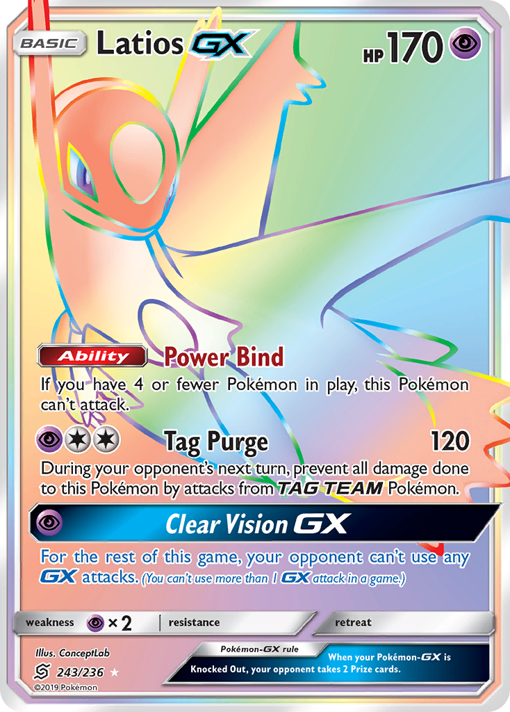 Latios GX (243/236) [Sun & Moon: Unified Minds] | Good Games North