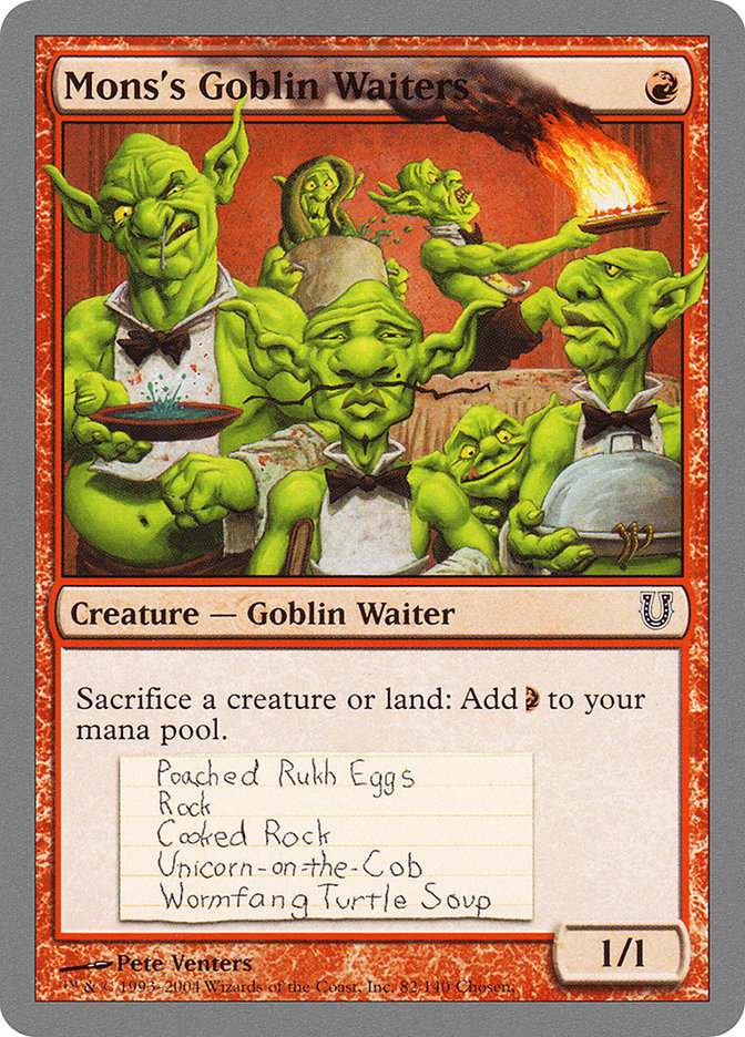 Mons's Goblin Waiters [Unhinged] | Good Games North