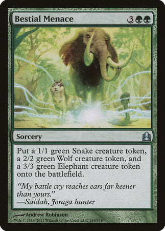 Bestial Menace [Commander 2011] | Good Games North