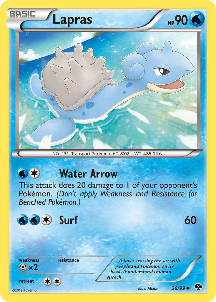 Lapras (26/99) [Black & White: Next Destinies] | Good Games North