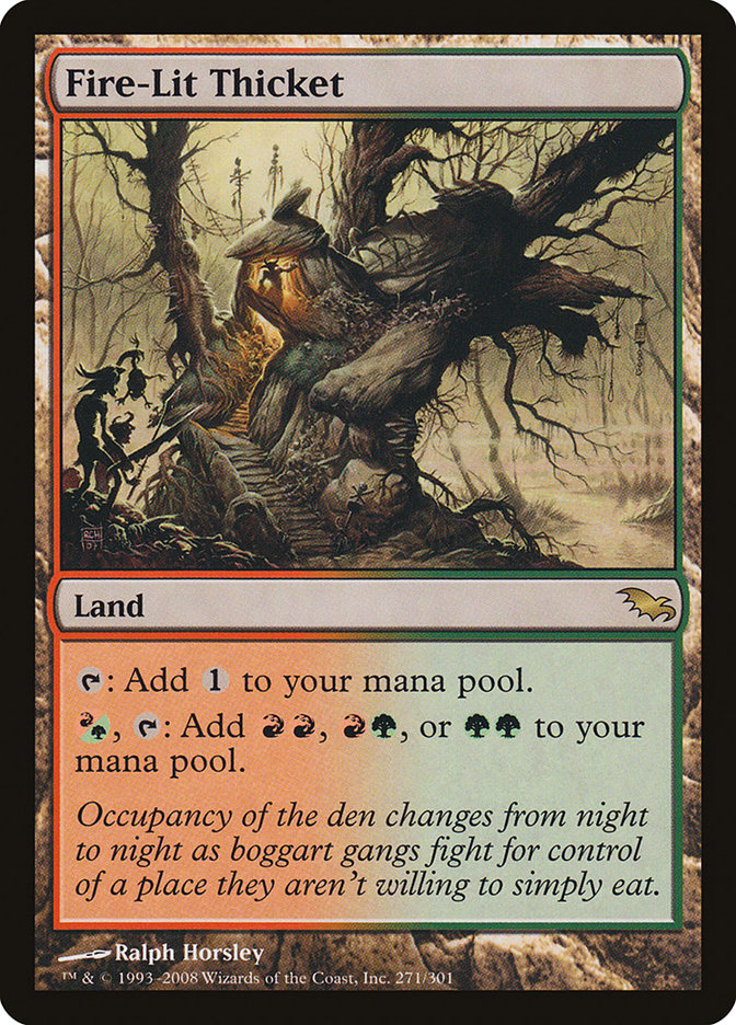 Fire-Lit Thicket [Shadowmoor] | Good Games North