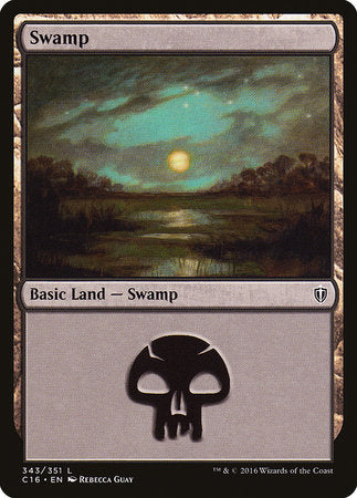 Swamp (343) [Commander 2016] | Good Games North