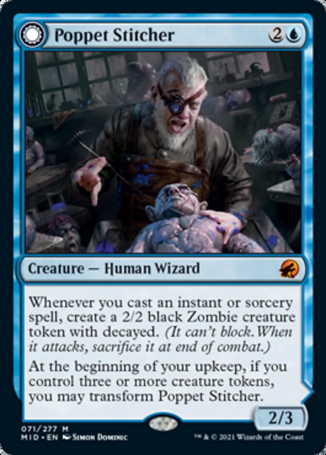 Poppet Stitcher // Poppet Factory [Innistrad: Midnight Hunt] | Good Games North