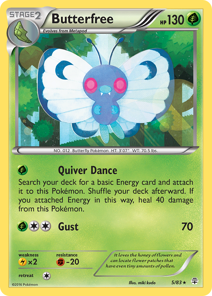 Butterfree (5/83) [XY: Generations] | Good Games North