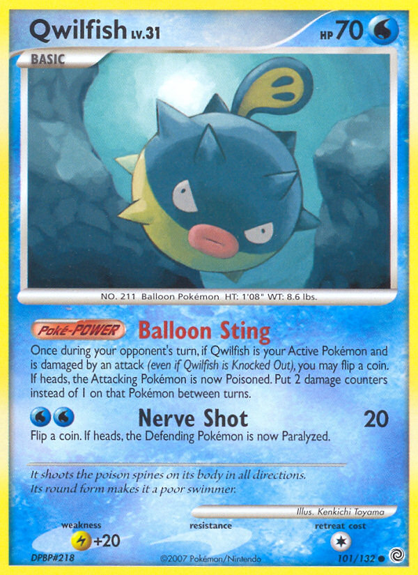 Qwilfish (101/132) [Diamond & Pearl: Secret Wonders] | Good Games North