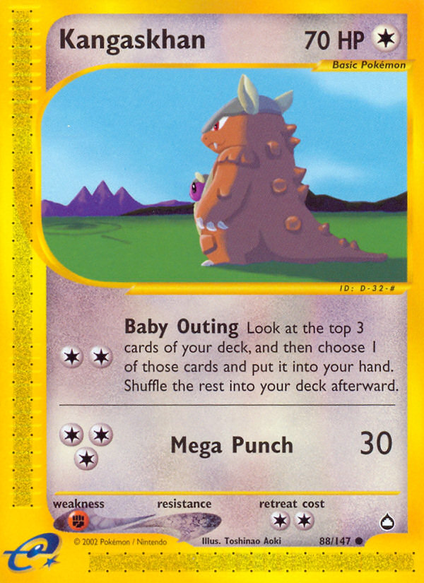 Kangaskhan (88/147) [Aquapolis] | Good Games North