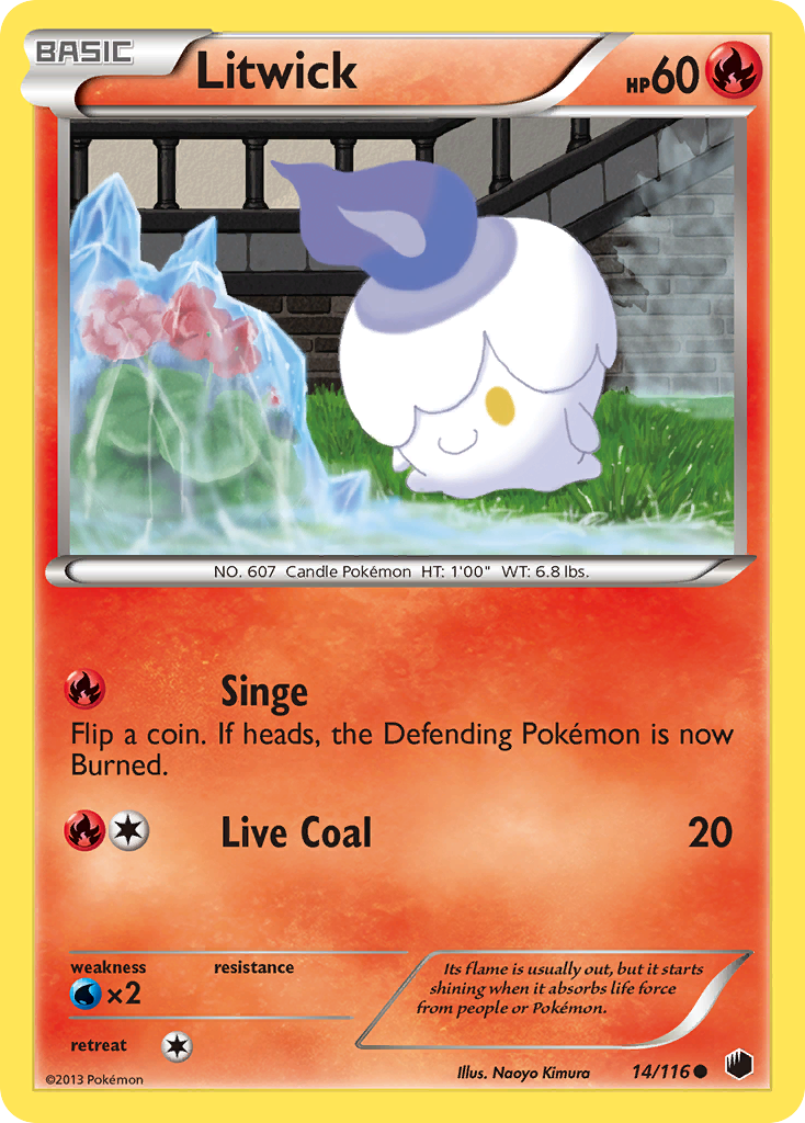 Litwick (14/116) [Black & White: Plasma Freeze] | Good Games North