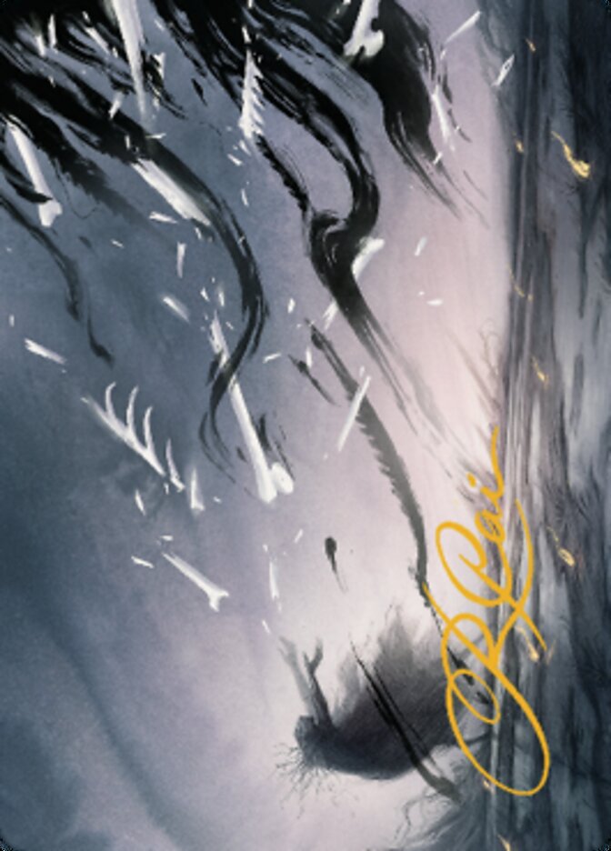 Shadow Prophecy Art Card (Gold-Stamped Signature) [Dominaria United Art Series] | Good Games North