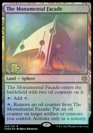 The Monumental Facade [Phyrexia: All Will Be One Prerelease Promos] | Good Games North