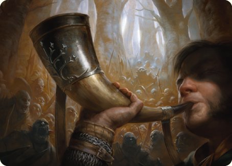 Horn of Gondor Art Card [The Lord of the Rings: Tales of Middle-earth Art Series] | Good Games North
