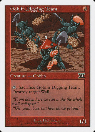 Goblin Digging Team [Classic Sixth Edition] | Good Games North