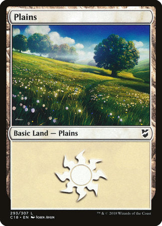 Plains (293) [Commander 2018] | Good Games North