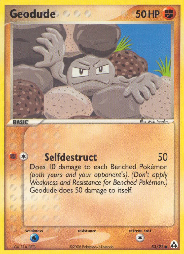 Geodude (53/92) [EX: Legend Maker] | Good Games North