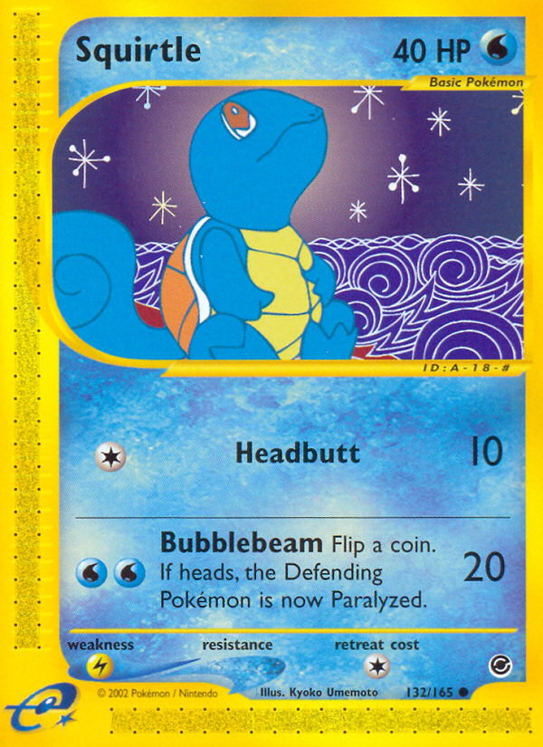 Squirtle (132/165) [Expedition: Base Set] | Good Games North