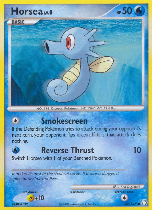 Horsea (102/146) [Diamond & Pearl: Legends Awakened] | Good Games North