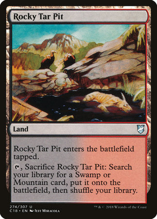 Rocky Tar Pit [Commander 2018] | Good Games North