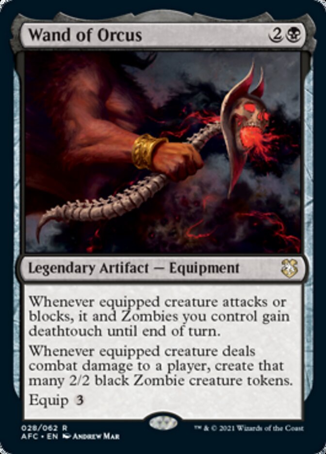 Wand of Orcus [Dungeons & Dragons: Adventures in the Forgotten Realms Commander] | Good Games North