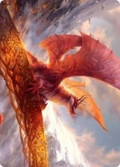 Goldspan Dragon Art Card [Kaldheim: Art Series] | Good Games North