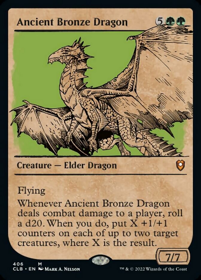 Ancient Bronze Dragon (Showcase) [Commander Legends: Battle for Baldur's Gate] | Good Games North