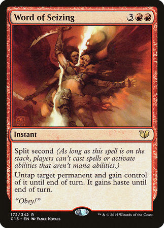 Word of Seizing [Commander 2015] | Good Games North