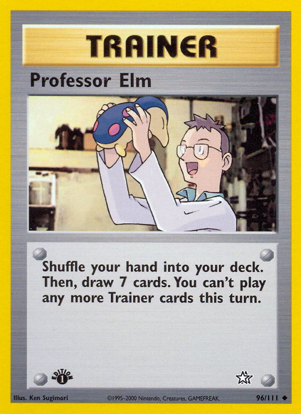 Professor Elm (96/111) [Neo Genesis 1st Edition] | Good Games North